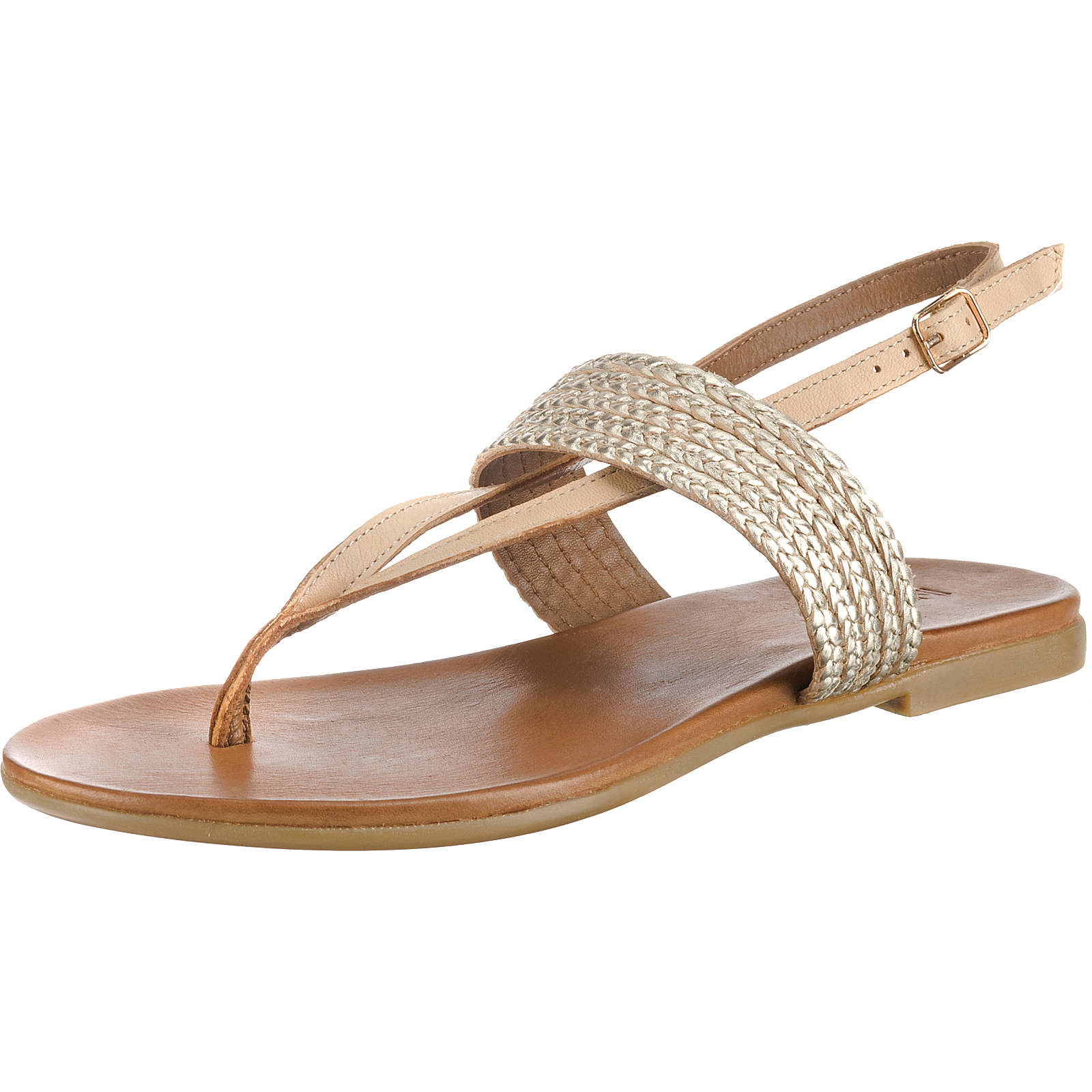 INUOVO Riemchensandalen gold Damen Gr. 38 INUOVO Riemchensandalen gold Damen Gr. 38