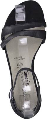 tamaris riemchensandalen schwarz