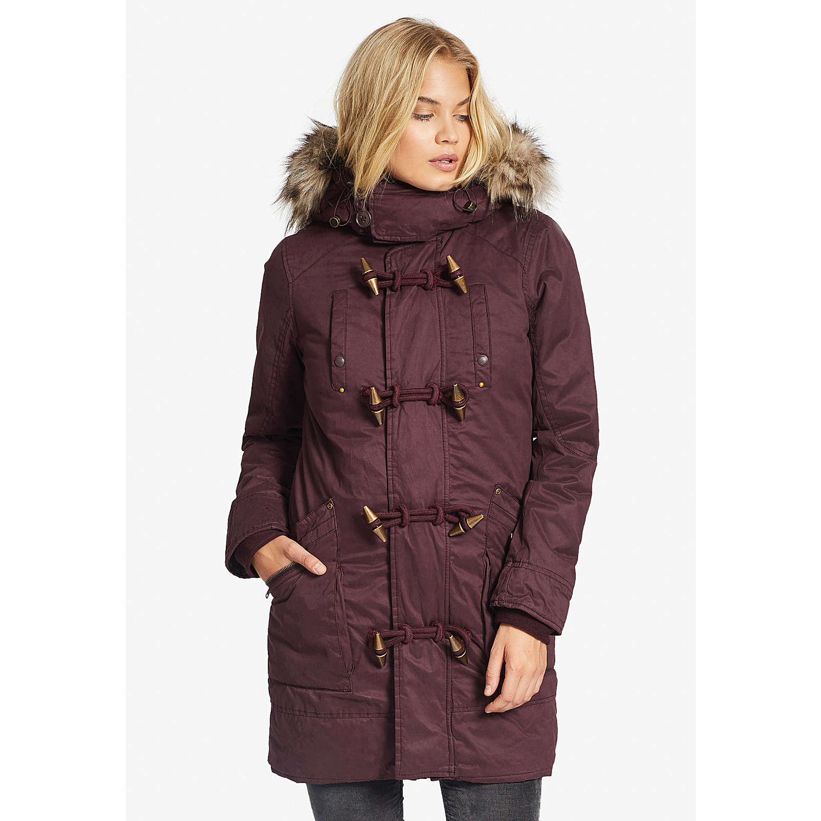 khujo Mantel LAILA MIT INNER JACKET Wintermäntel dunkelrot Damen Gr. 36 khujo Mantel LAILA MIT INNER JACKET Wintermäntel dunkelrot Damen Gr. 36