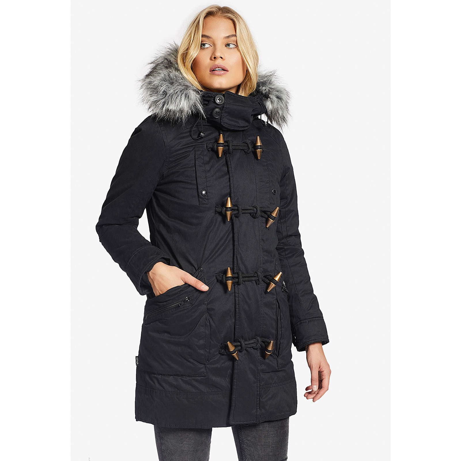 khujo Mantel LAILA MIT INNER JACKET Wintermäntel schwarz Damen Gr. 36 khujo Mantel LAILA MIT INNER JACKET Wintermäntel schwarz Damen Gr. 36