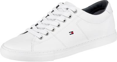 weisse hilfiger sneakers herren