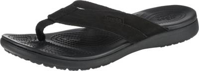 Santa Cruz Leather Flip M Blk/Blk Zehentrenner