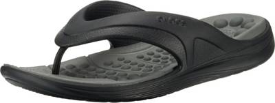 crocs, Reviva Flip BlkSGy Zehentrenner, schwarzgrau crocs, Reviva Flip BlkSGy Zehentrenner, schwarzgrau