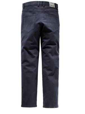 Hose Nieten,Sattel Knopf,Reißverschluss uni Regular Fit Baumwolle,Kunstfaser Stoffhosen 2