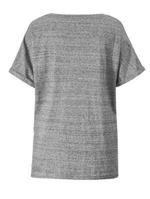 Shirt kurzarm uni Oversized blickdicht Baumwolle T-Shirts 2