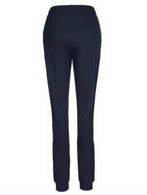 Joggpant Bänder uni Comfort Fit Kunstfaser Stoffhosen 2