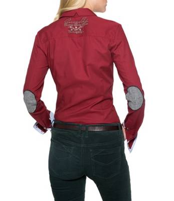 SOCCX Bluse aus Baumwolle mit Artworks Langarmblusen 2