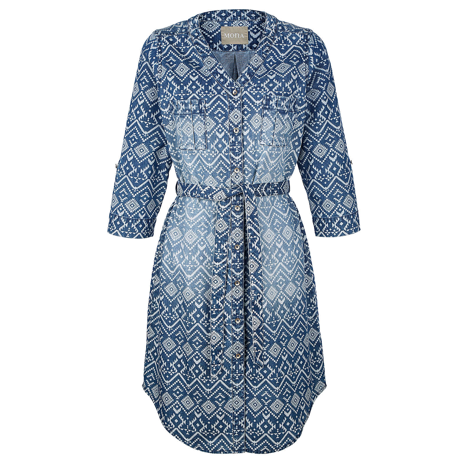 MONA Jeanskleid blau Damen Gr. 22 MONA Jeanskleid blau Damen Gr. 22