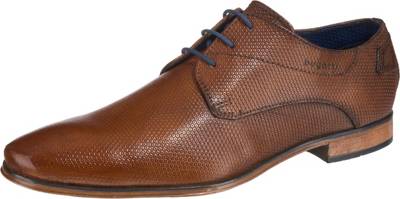 bugatti, Lamberto Business Schnürschuhe, cognac Bugatti Herrenschuhe Gr 41 Business Schuhe Halbsch