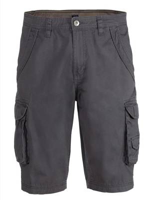 Bermuda Reißverschluss,Knopf uni Regular Fit Baumwolle Stoffhosen 2