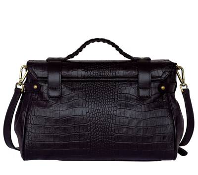 Silvio Tossi Lederhandtasche mit Spezial-Schlossverschluss Handtaschen 2