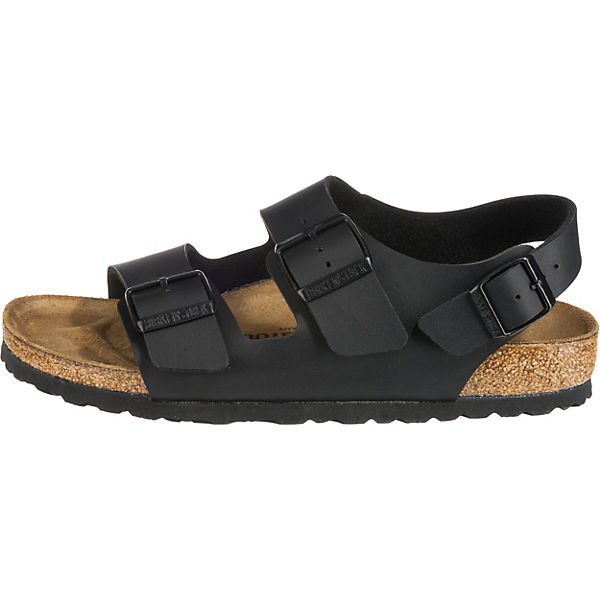 Schuhe Komfort-Sandalen BIRKENSTOCK Milano Bs Komfort-Sandalen schmal schwarz