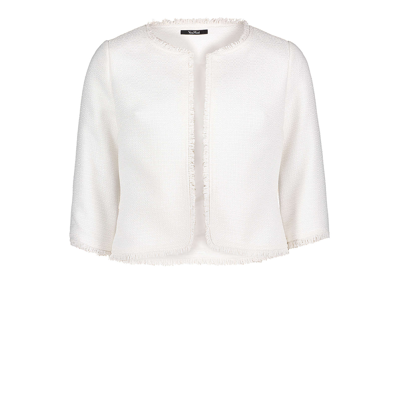 Vera Mont Bolero-Jacke Blazer weiß Damen Gr. 44 Vera Mont Bolero-Jacke Blazer weiß Damen Gr. 44