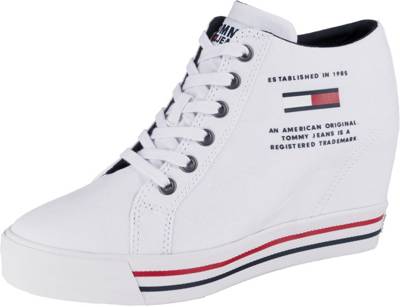 tommy jeans wedge sneakers