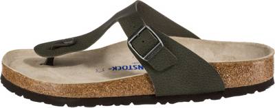 birkenstock gizeh weichbettung pecan