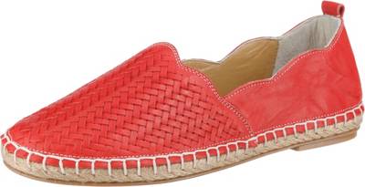 Leder Espadrilles