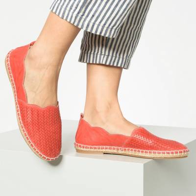 Leder Espadrilles 2