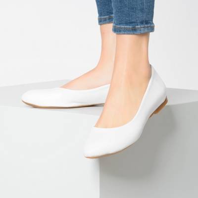 Klassische Leder Ballerinas 2