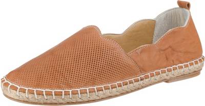 Leder Espadrilles