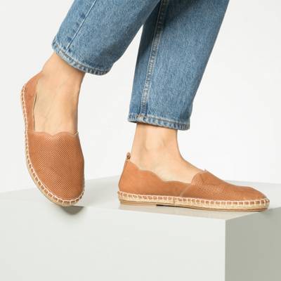 Leder Espadrilles 2