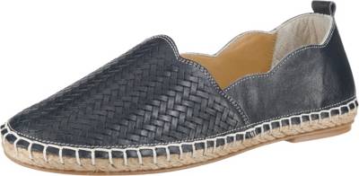 Leder Espadrilles