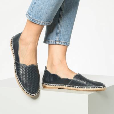 Leder Espadrilles 2