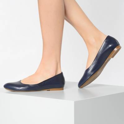 Klassische Leder Ballerinas 2