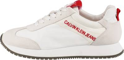 calvin klein suede trainers