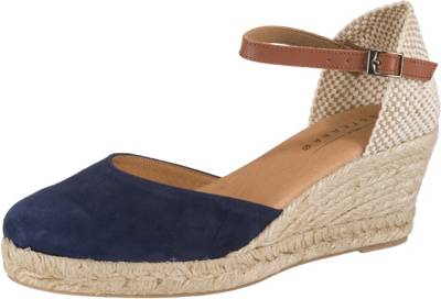 Leder Keilsandaletten