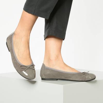 Klassische Leder Ballerinas 2