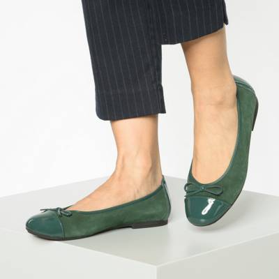 Klassische Leder Ballerinas 2