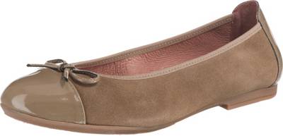 Klassische Leder Ballerinas