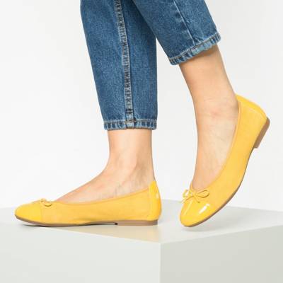 Klassische Leder Ballerinas 2