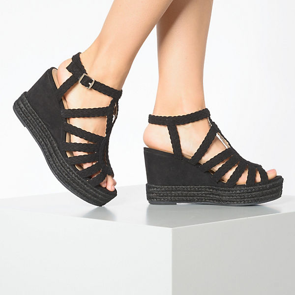 Bullboxer Keilsandaletten Bullboxer Schwarz Keilsandaletten Schwarz Bullboxer tqFwgTI8