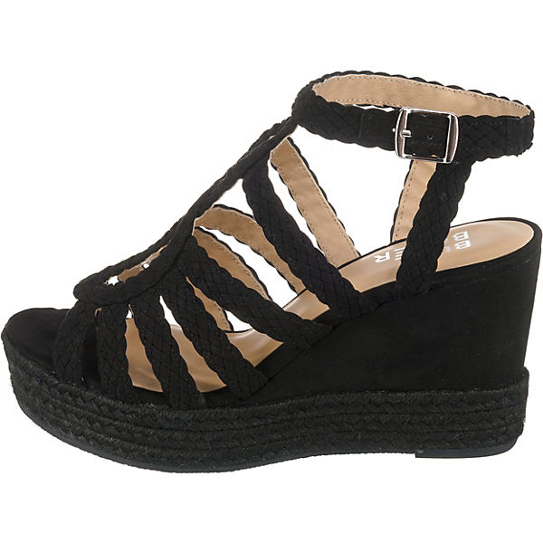 Bullboxer Keilsandaletten Bullboxer Schwarz Keilsandaletten Schwarz Bullboxer tqFwgTI8