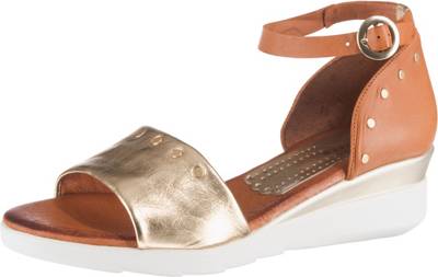 Leder Keilsandaletten