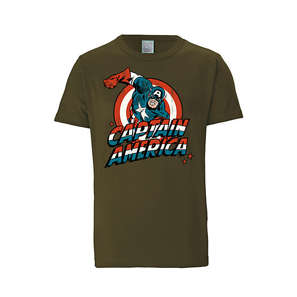 Bekleidung T-Shirts Logoshirt® Logoshirt Print T-Shirt oliv