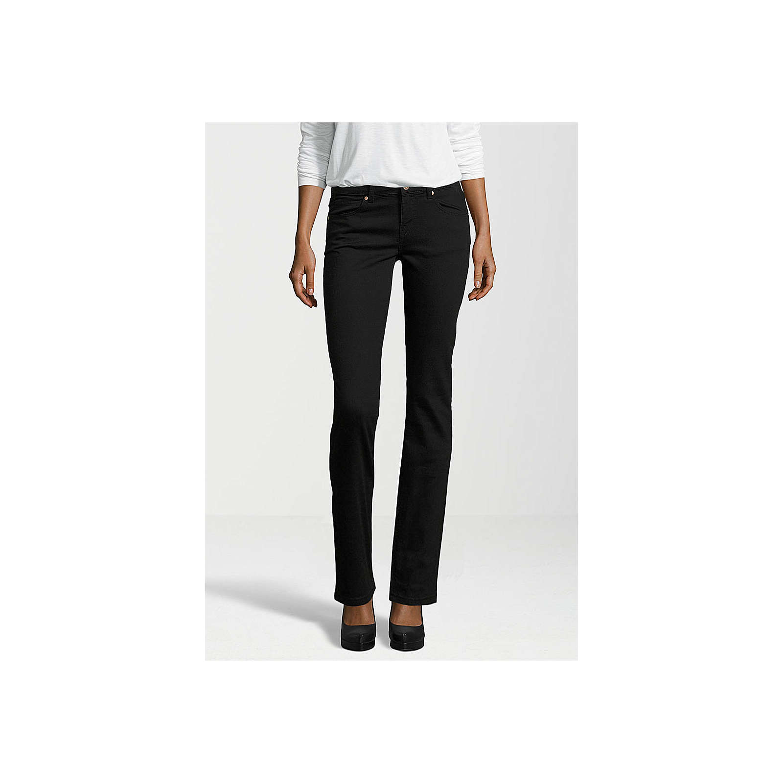 Gin Tonic Jeans STRAIGHT black Jeanshosen schwarz Damen Gr. W30/L32 Gin Tonic Jeans STRAIGHT black Jeanshosen schwarz Damen Gr. W30/L32
