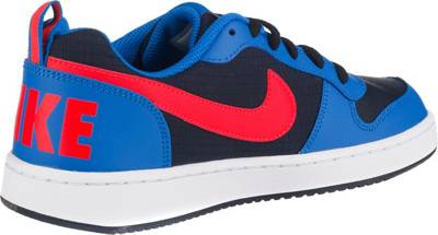 nike court borough low 2 blau