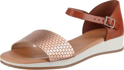Leder Keilsandaletten