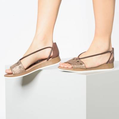 Leder Keilsandaletten 2