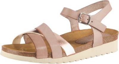 Leder Keilsandaletten