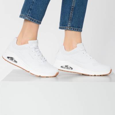 skechers uno stand on air white
