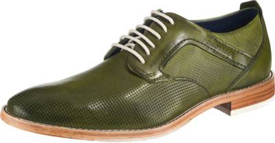 DANIEL HECHTER, Renzo Flex Business Schnürschuhe, grün DANIEL HECHTER, Renzo Flex Business Schnürschuhe, grün