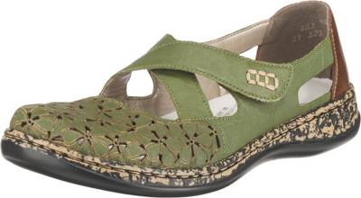 rieker Klassische Slipper grün mirapodo Schuhe Leder rieker Klassische Slipper grün mirapodo Schuhe Leder