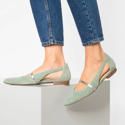 paul green peeptoe ballerina