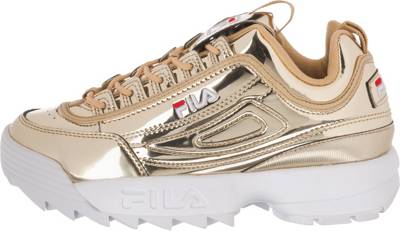 fila sneakers gold