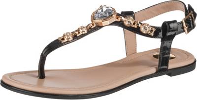 Neueste BUFFALO Damen Schuhe Esra T Steg Sandalen Rosegold Neueste BUFFALO Damen Schuhe Esra T Steg Sandalen Rosegold