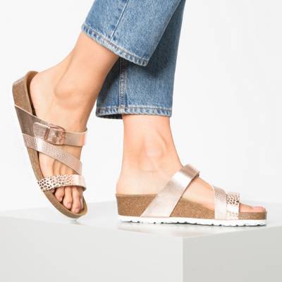 Natural Glitter Pantoletten 2