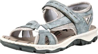rieker, Damen Sandalette Komfort Sandalen, hellblau | mirapodo rieker, Damen Sandalette Komfort Sandalen, silber | mirapodo